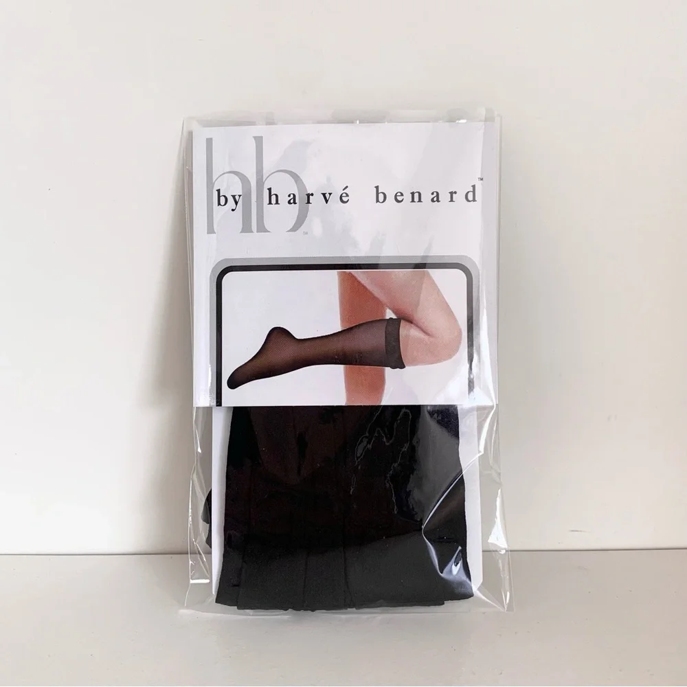 Harvé Bernard sheer calf socks stockings